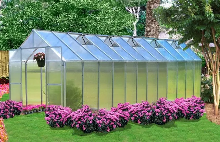 Monticello Greenhouse Premium Package, 8' x 24'