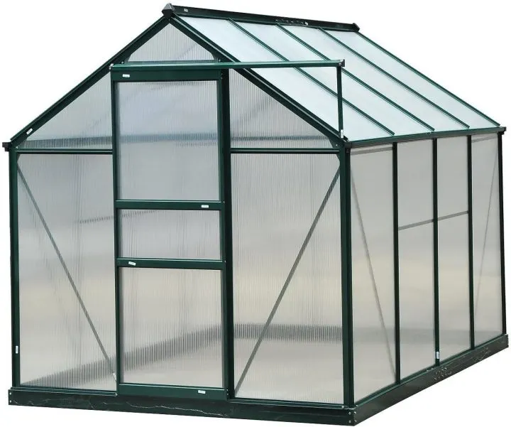 Outsunny 6' x 8' x 7' Polycarbonate Portable Walk-in Garden