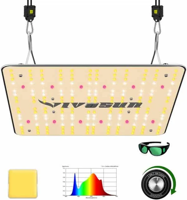 16 Best Greenhouse Lights for Plant Growth 14 VIVOSUN VS1000 LED grow light