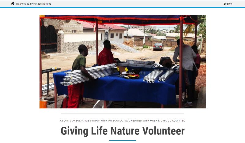 Giving Life Nature Volunteer Homepage
