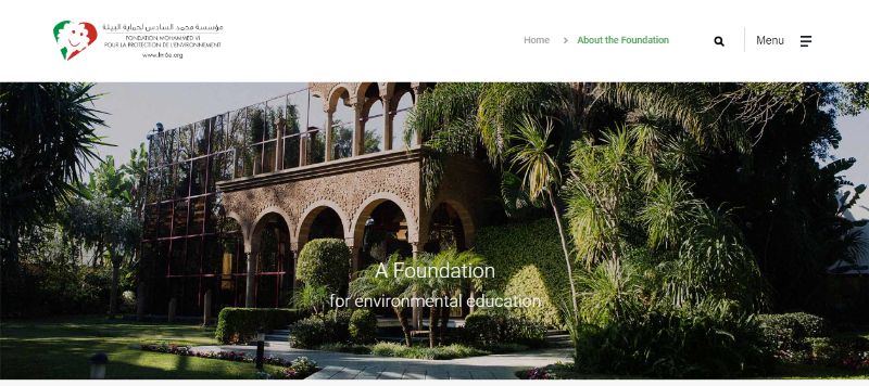 Mohammed VI Foundation for Environmental Protection Homepage