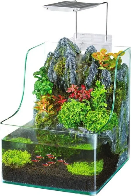 6 Best Aquaponics Greenhouse Kits in 2023 7 Penn-Plax AquaTerrium Planting Tank