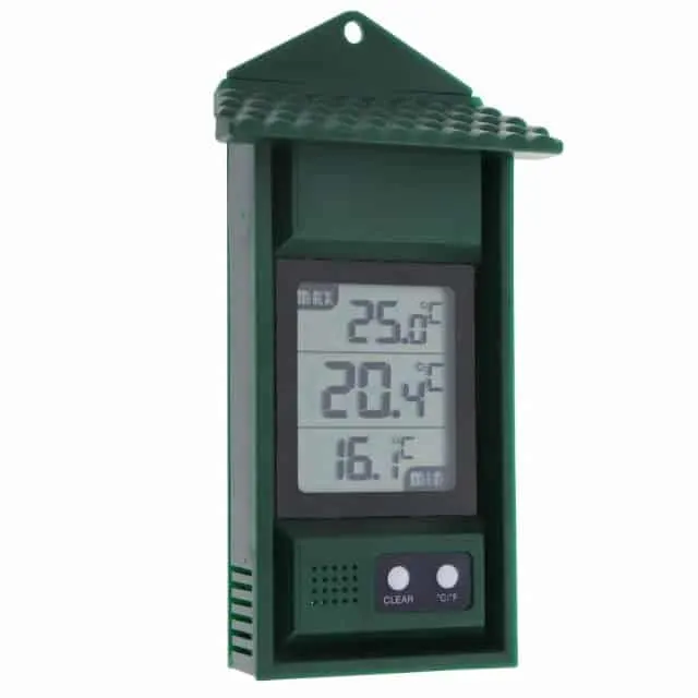 greenhouse accessories: digital greenhouse thermometer