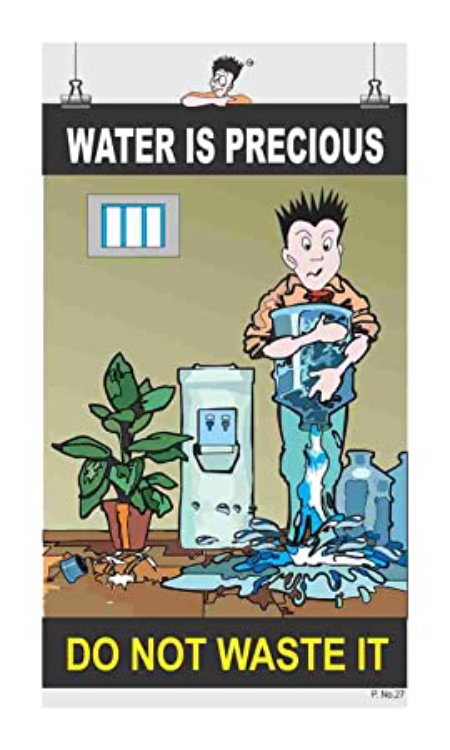 do not waste water