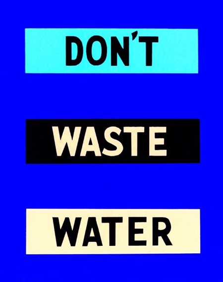 Dont waste water