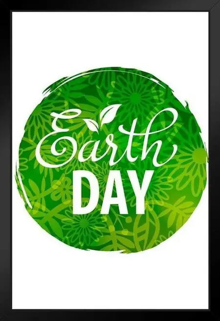 Earth Day Planet Go Green Conservation Environmental Art Print