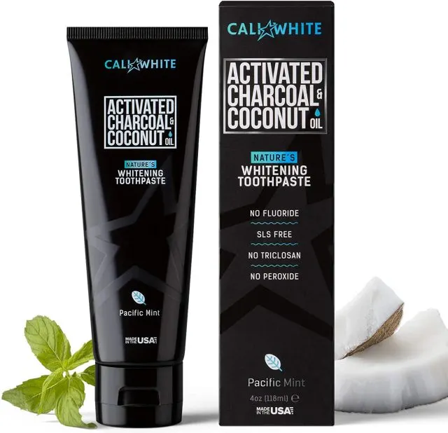Cali White Activated Charcoal & Organic Coconut Oil Toothpaste