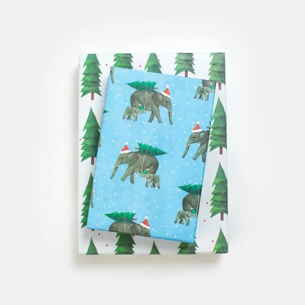 12 Best Eco-Friendly Wrapping Paper Options 2 Eco Gift Wrap Allport Editions x Wrappily