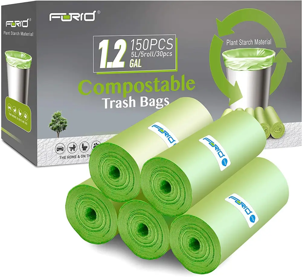 11 Best Eco-Friendly Trash Bags: Compostable, Biodegradable 2 FORID Compostable Trash Bags