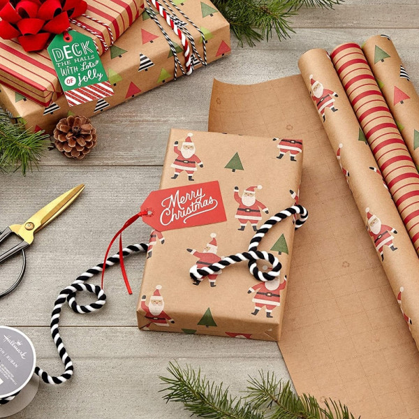 Hallmark Sustainable Christmas Wrapping Paper