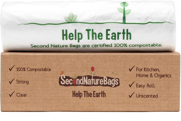 11 Best Eco-Friendly Trash Bags: Compostable, Biodegradable 7 Second Nature Bags 100% Compostable Trash Bags