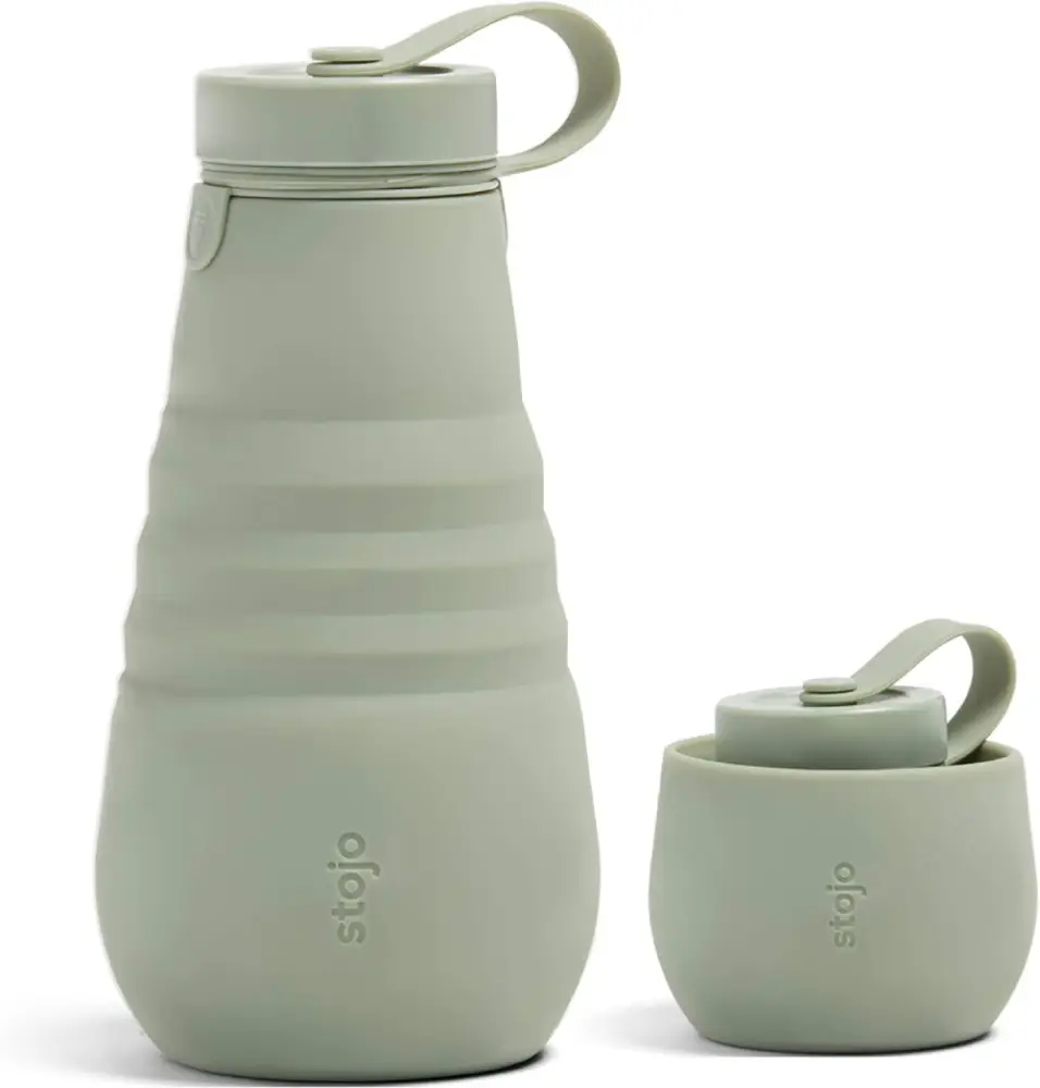 15 Best Eco-Friendly Water Bottles to Buy 5 Stojo Collapsible Water Bottle