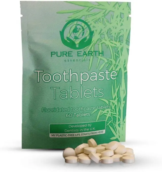 Sustainable Toothpaste Tablets with Fluoride