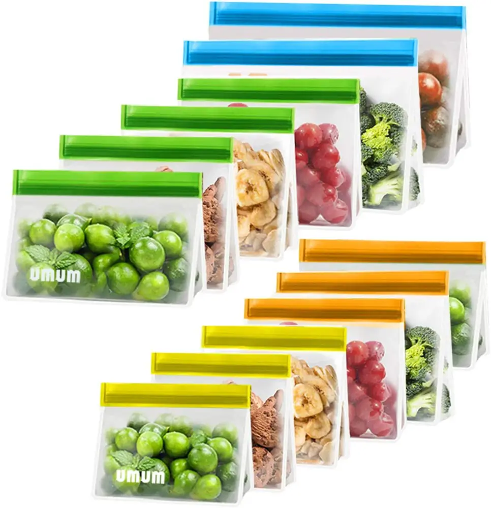 10 Eco-Friendly Stand-Up Pouches 7 UMUM Reusable Food Storage Bags