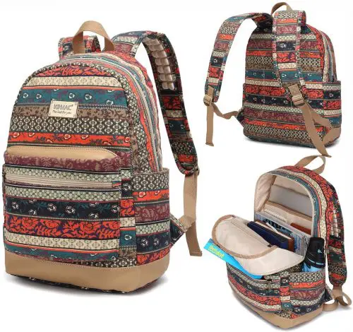 Kinmac New Bohemian Waterproof Laptop Backpack