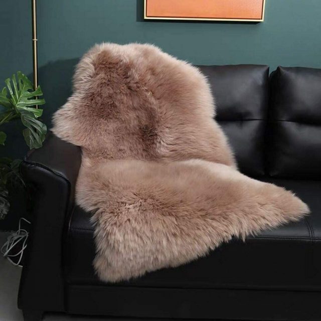 OKAYDA New Zealand Sheepskin Area Rug