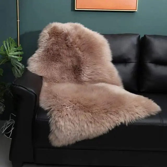12 Beautiful Eco-Friendly Area Rugs 12 OKAYDA New Zealand Sheepskin Area Rug