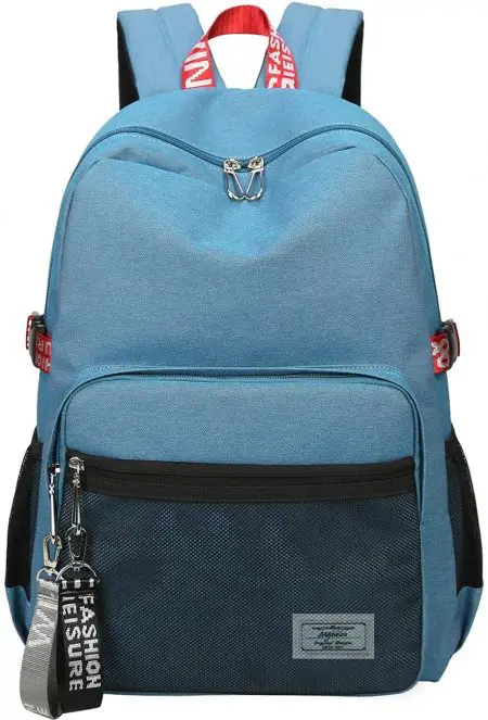 Simple Daypack Bookbag by Mygreen(Blue)