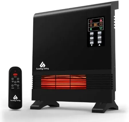 6 Best Eco-Friendly Space Heaters | Energy Efficient Options 1 Sunday Living Electric Space Heater