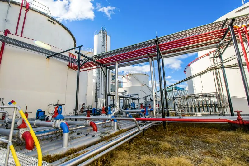 16 Important Pros and Cons of Biofuels to Know 3 Piping Valves at a Biofuels Plant