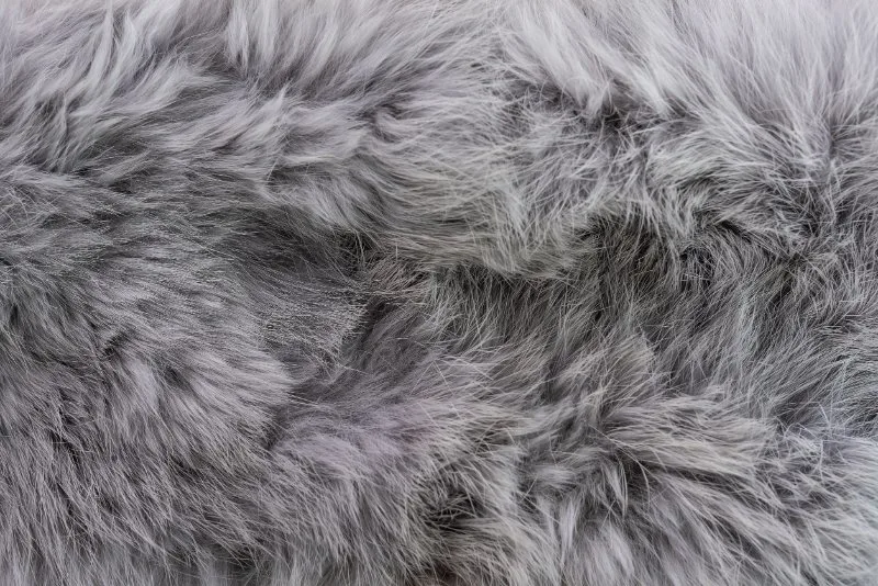 Angora and Faux Fur: Is It Bad for the Environment? 3 Close up of grey fur