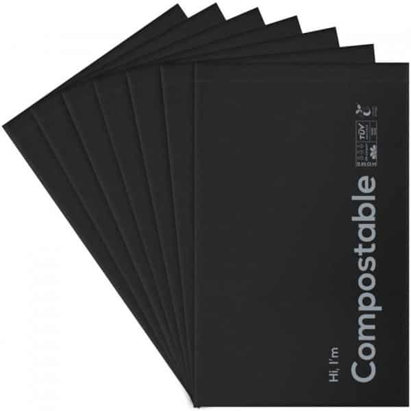 Small Biodegradable Shipping Bags 6'' x 9'' Compostable Poly Mailers with Eco Friendly Packaging Envelopes