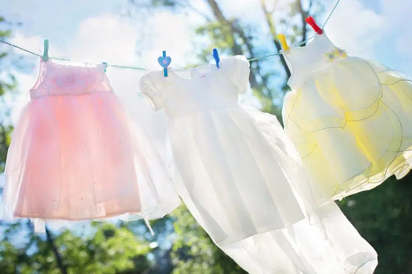 sun-drying clothes