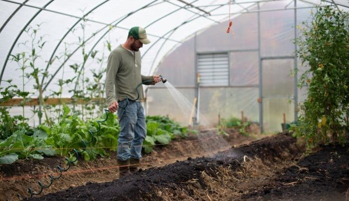 how to attach greenhouse plastic on metal frame