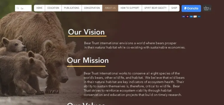Bear Trust International 3 Vision and Mission of Bear Trust International