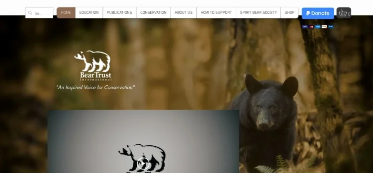 Bear Trust International Homepage