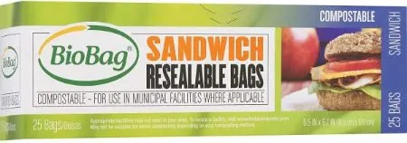 BioBag compostable sandwich bags