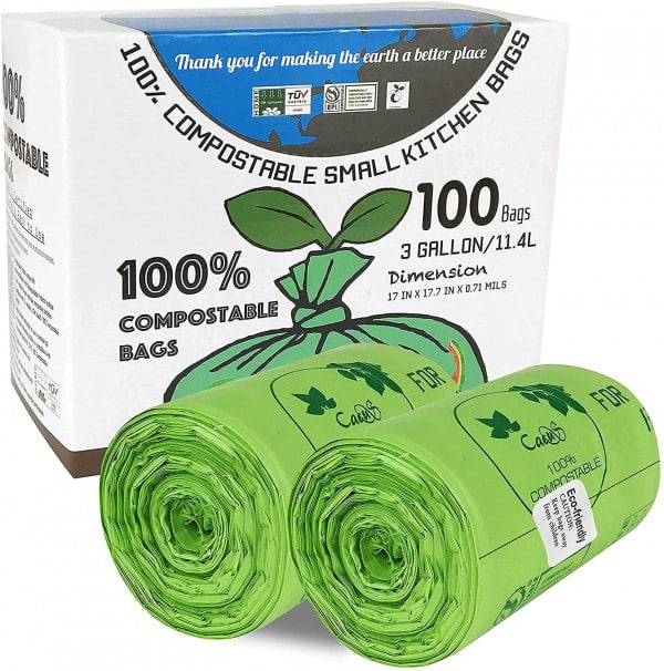 CACUS 100% Compostable Trash Bags