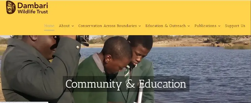 Dambari Wildlife Trust 1 Dambari wild trust Webpage