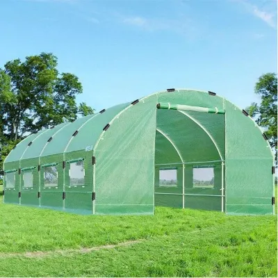 How to Attach Greenhouse Plastic to Metal Frame 7 HHTHH Greenhouse Plastic Snap Clamps