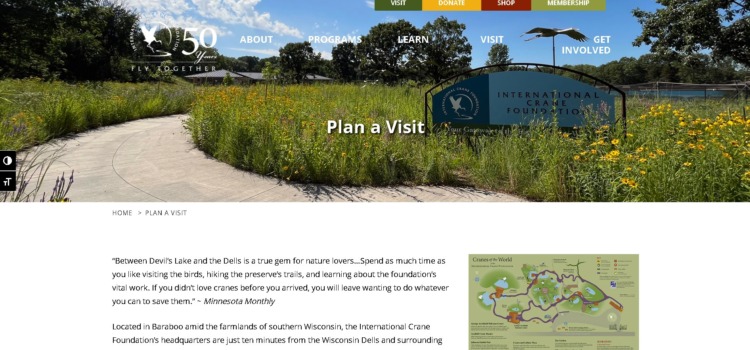 Plan a Visit to International Crane Foundation