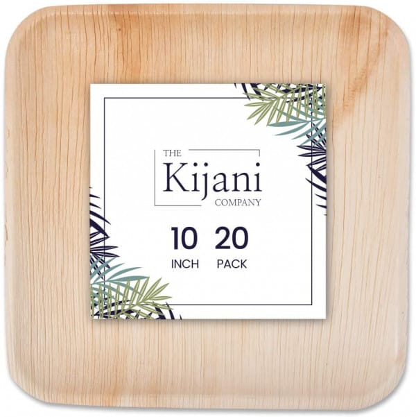 Kijani Biodegradable Palm Leaf Plates