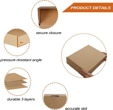 PHAREGE Shipping Boxes Product Details