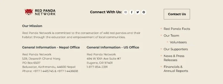 Red Panda Network 3 Red Panda Network Mission Section