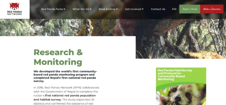 Red Panda Network 4 Red Panda Network Research and Monitoring Section