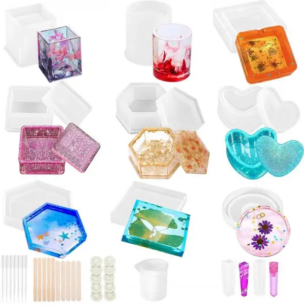Resin Mold and Jewelry Box Resin Molds