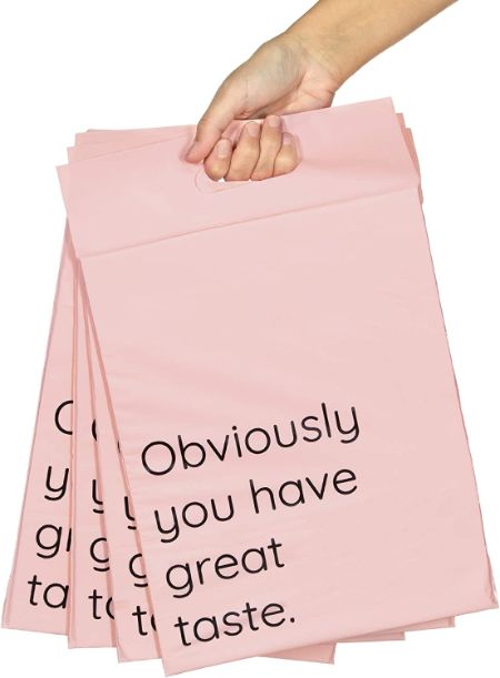 The ColorBlush Compostable Matte Poly Mailers