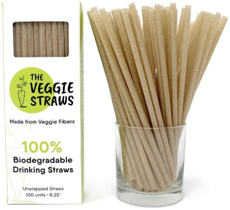 The Veggie Biodegradable Straws