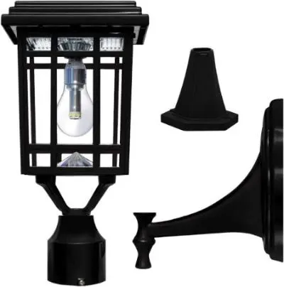 12 Best Solar Lamp Posts | Top Rated Lamps to Buy 1 Gama Sonic Prairie Outdoor Solar Light Fixture