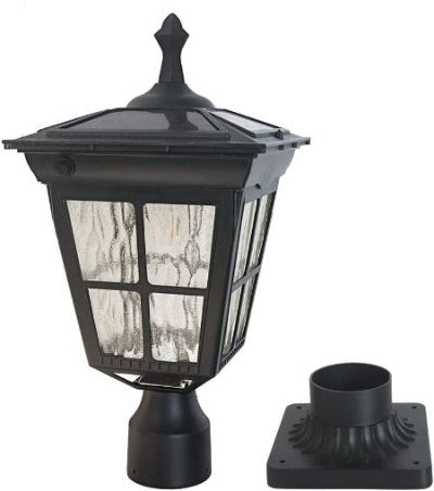 Kemeco Cast Aluminum Solar Post Light Fixture