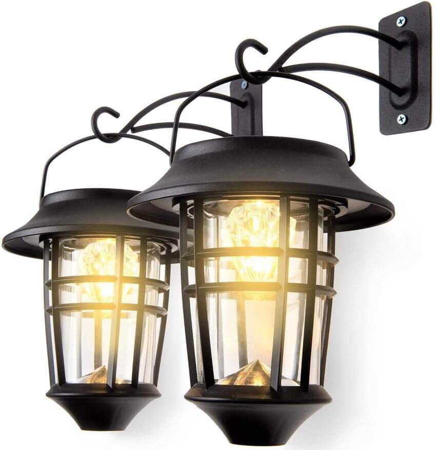11 Best Solar Lamp Posts | Top Rated Lamps to Buy 9 LeiDrail Solar Wall Lanterns