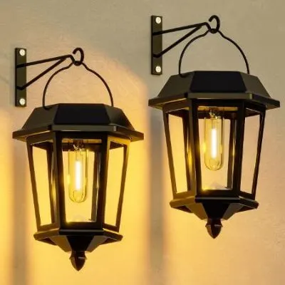 12 Best Solar Lamp Posts | Top Rated Lamps to Buy 9 Woolmug Solar Lanterns Outdoor Waterproof Hanging Lights