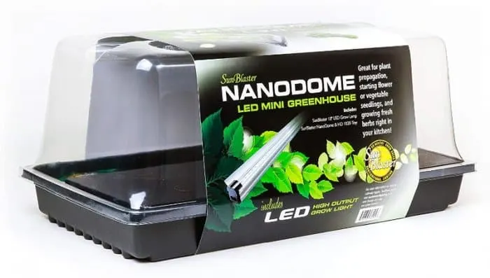 How to Start Growing Mushrooms in a Greenhouse 1 SunBlaster LED Mini Kit Greenhouse