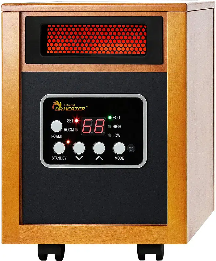10 Best Energy Efficient Electric Heaters for Large Rooms 7 Dr Infrared Heater Portable Space Heater