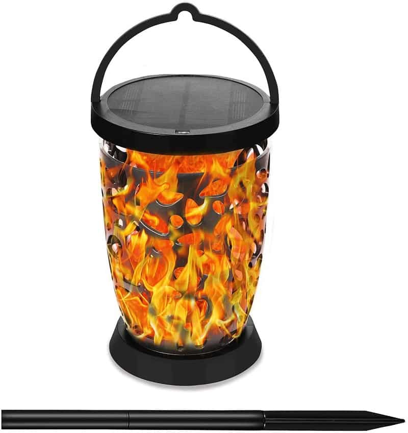 E-Able Power Solar Flickering Dancing Flame Light