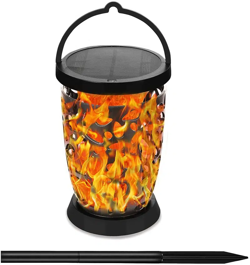 E-Able Power Solar Flickering Dancing Flame Light